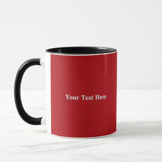 Romantische Moderne Niedliches Herz Frohe Weihnach Tasse (Links)