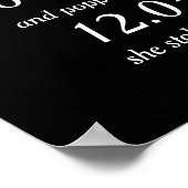 Romantische Momente Personalisiert Termine Gewohnt Poster (Ecke)