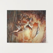 Romantische Momente Wandteppich (Vorderseite (Horizontal))