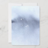 Romantische Monogramm erste Wappen Blumenhochzeit Einladung (Rückseite)