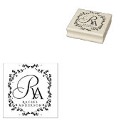 Romantische Monogramm Gummistempel (Stempel)