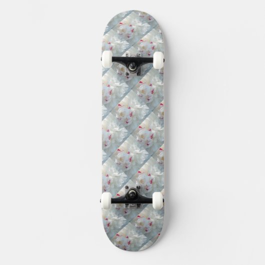 Romantische Multi-Peony-Skateboard Skateboard (Vorderseite)