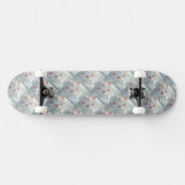 Romantische Multi-Peony-Skateboard Skateboard (Horizontal)