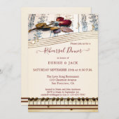 Romantische Musik Themenabend Probe Einladung (Vorne/Hinten)