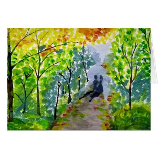 Romantische Nachmittagskarte von Raschmi (Vorderseite (Horizontal))