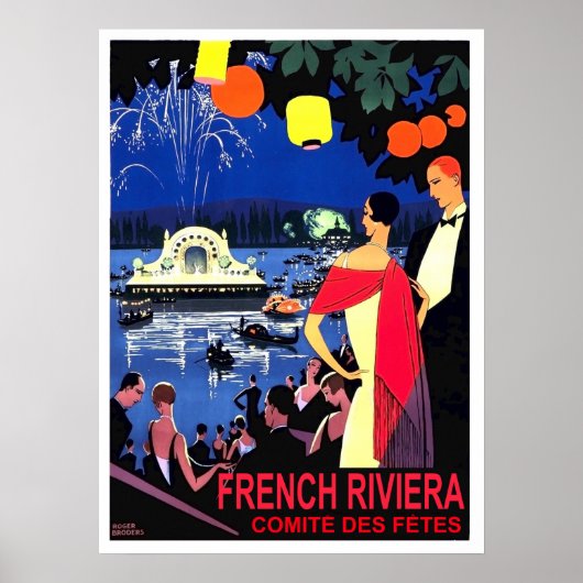 Romantische Nacht an der französischen Riviera, Ja Poster (Vorne)
