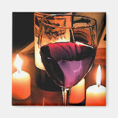 Romantische Nacht Magnet (Vorne)