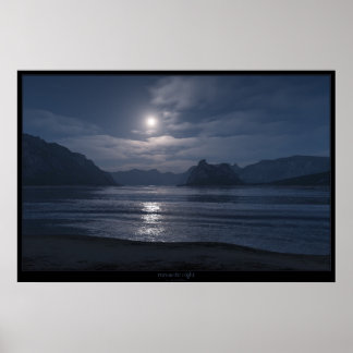 romantische Nacht Poster