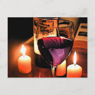 Romantische Nacht Postkarte
