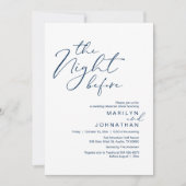 Romantische Nacht vor Hochzeit Probe Dinner Einladung (Vorderseite)