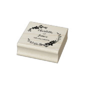 Romantische Namen und Termine für Hochzeiten Gummistempel (Stempel)