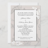 Romantische Natur Silberhochzeit Einladung (Vorderseite)