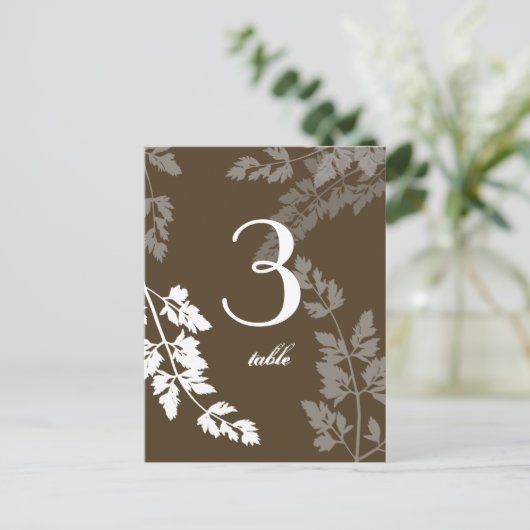 Romantische Natur/ Tafelkarte Postkarte (Stehend Vorderseite)