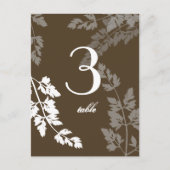 Romantische Natur/ Tafelkarte Postkarte (Vorderseite)