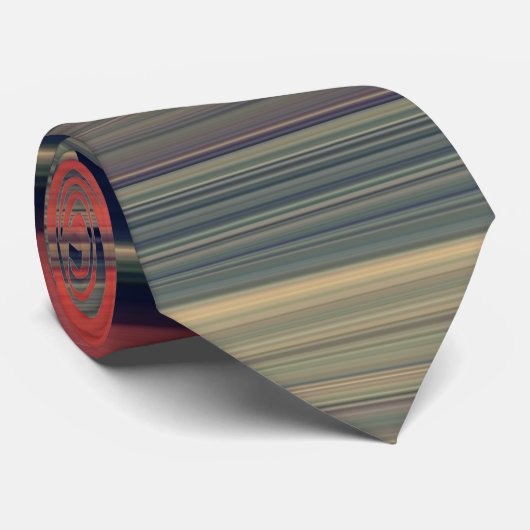 Romantische, natürliche, mehrfarbige, horizontale  krawatte (Gerollt)