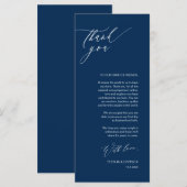 Romantische Navy Script Place Einstellung Vielen D Programm (Vorne/Hinten)