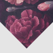 Romantische Nelken rosa und Lila Dekoupage Seidenpapier (Ausschnitt)
