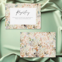 Romantische neutrale Vintage-Hortensien-Hochzeitsd