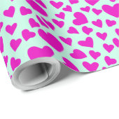 Romantische Niedlich Hearts Liebe Valentinstag Mus Geschenkpapier (Rolleneckpunkt)