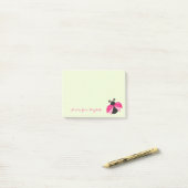 Romantische Niedliche, stilvolle ,Polka Dots,Ladyb Post-it Klebezettel (Auf Schreibtisch)