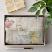 Romantische Not leidende Rose und Ephemeridegewebe Seidenpapier (Geschenk)