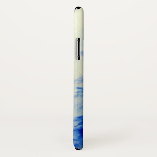 Romantische orangefarbene Aquarellmalerei Case-Mate iPhone Hülle (Hinten/Rechts)