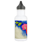 Romantische orangefarbene Aquarellmalerei Trinkflasche (Links)