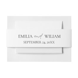 Romantische Orangen-Zitrushochzeit Einladungsbanderole