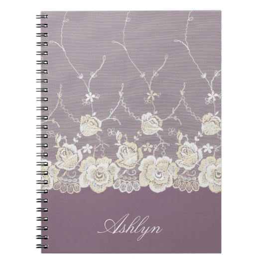 Romantische Orchidee Lila floral Notizblock (Vorderseite)