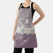 Romantische Orchidee Lila Liebe Schürze (InSitu)