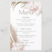 Romantische Orchideen und Pampas-Gras (Vorderseite)