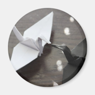 romantische origami Kräne Magnet