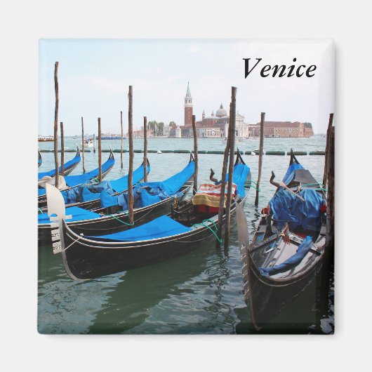 Romantische Orte in Venedig Magnet (Vorne)