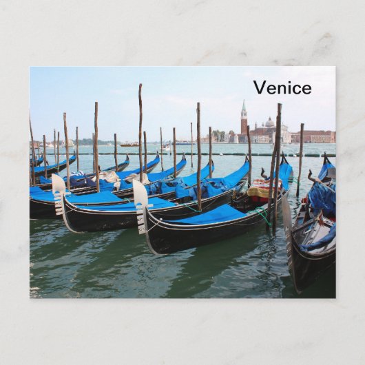 Romantische Orte in Venedig Postkarte (Vorderseite)
