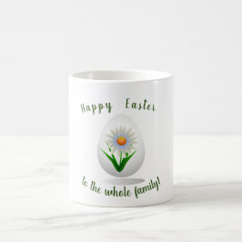 Romantische Osterfeier für Sie Minimalistische Blu Kaffeetasse