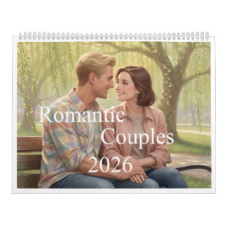 Romantische Paare 2026 Kalender 00B