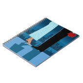 Romantische Paare in der Stadt Notizblock (Linke Seite)