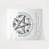 Romantische Pagan Wicca Hochzeit Wandteppich (Vorderseite (Horizontal))