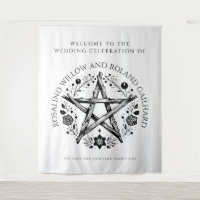 Romantische Pagan Wicca Hochzeit