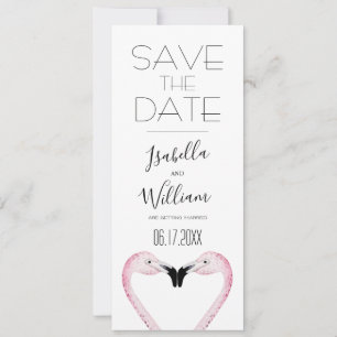 Romantische PalmWedding retten das Datum der Einla Save The Date