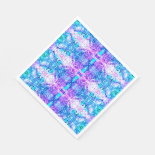 Romantische Papierplatte - Oriental Boho Fantasy Serviette (Ecke)