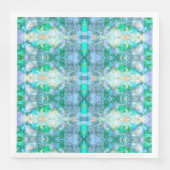 Romantische Papierplatte - Oriental Boho Fantasy Serviette (Vorderseite)