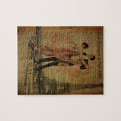 romantische Paris-Hochzeits-Walzerballsaaltänzer Puzzle (Horizontal)