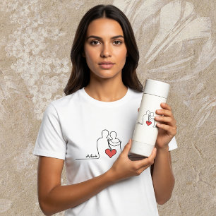 Romantische Partner-Shirts mit benutzerdefinierten T-Shirt