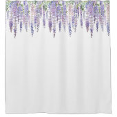 Romantische Pasta Lilac Lila Wisteria Locarno Duschvorhang (Vorderseite)