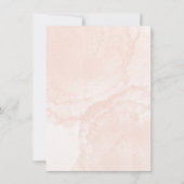"Romantische Pastel Save the Date Einladung (Rückseite)