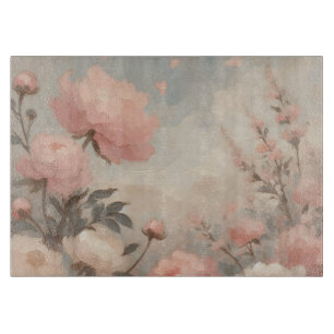 Romantische Pastel Valentine Bouquet Schneidebrett