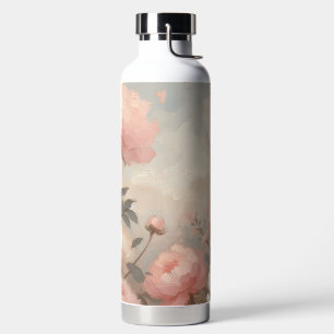 Romantische Pastel Valentine Bouquet Trinkflasche