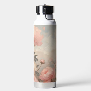 Romantische Pastel Valentine Bouquet Trinkflasche