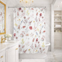 Romantische Pastell-Aquarell-Wildblumen